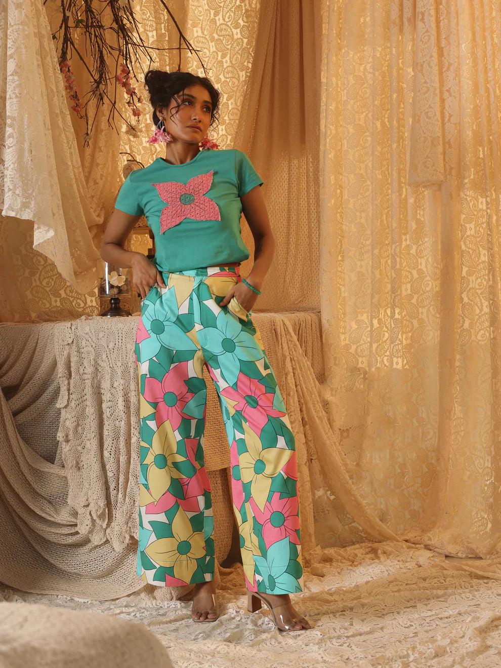 Big Floral Trouser