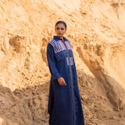 Grida Dress - Indigo Blue