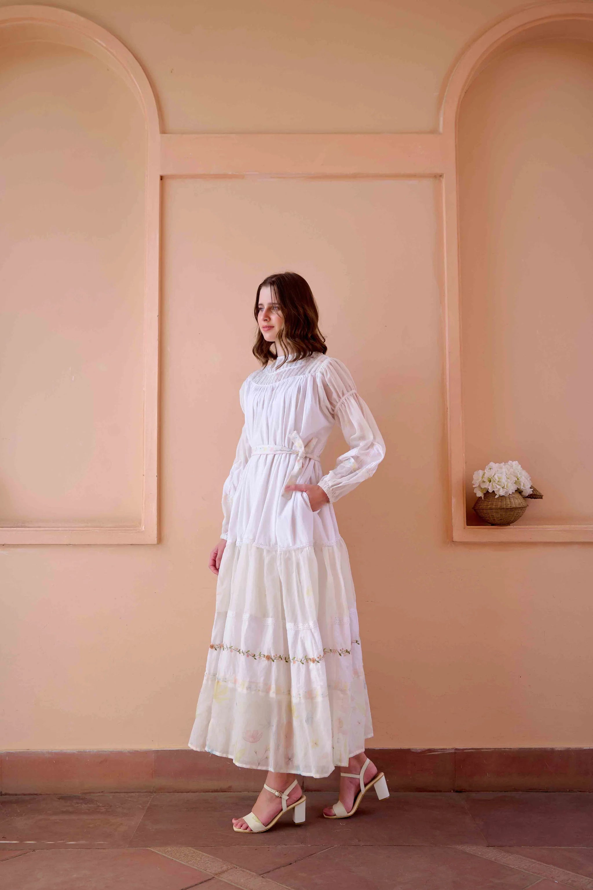 Irene Dress - White