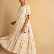Kaira Dress - Beige
