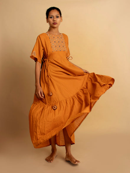 Kaira Dress - TAN