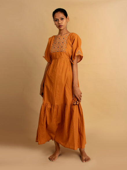 Kaira Dress - TAN