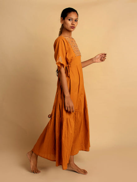 Kaira Dress - TAN
