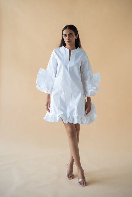 Karla Dress White