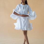 Karla Dress White