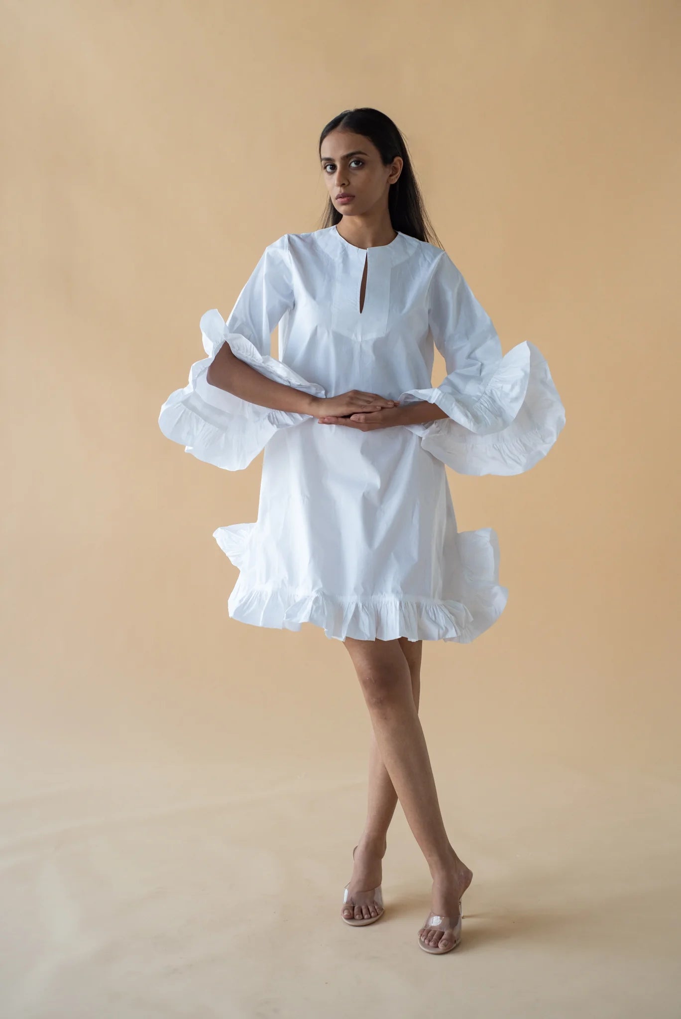 Karla Dress White