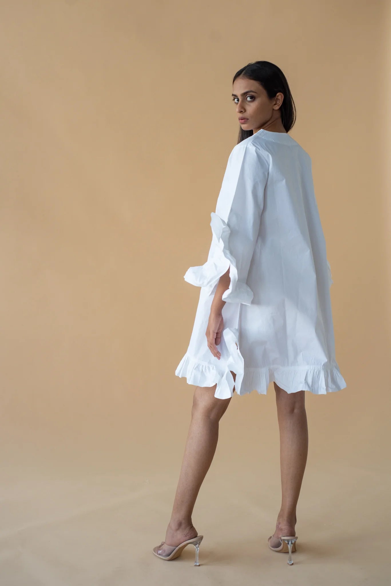 Karla Dress White