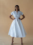 Karla Long Dress In White