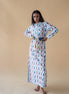 Long Dress in Vase Print