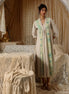 Mint Circle Stripe Panel Dress