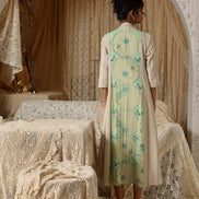 Mint Circle Stripe Panel Dress