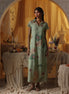 Mint Green Cotton Net Collared