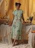 Mint Green Cotton Net Skirt Top