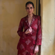 Mohna Modal Blazer Set