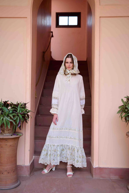 Nancy Dress - Beige