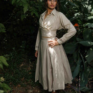Neo Set - Top and Skirt Grey