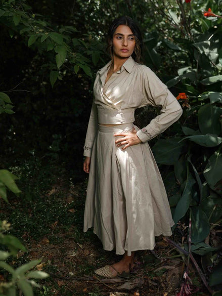 Neo Set - Top and Skirt Grey
