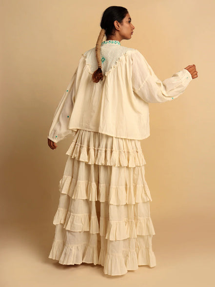 Nomad Top & Skirt- Beige