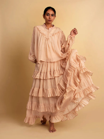 Nomad Top & Skirt- Ivory