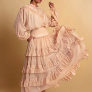 Nomad Top & Skirt- Ivory
