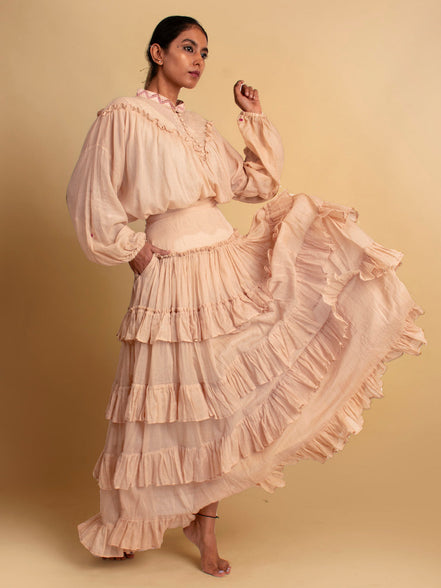 Nomad Top & Skirt- Ivory