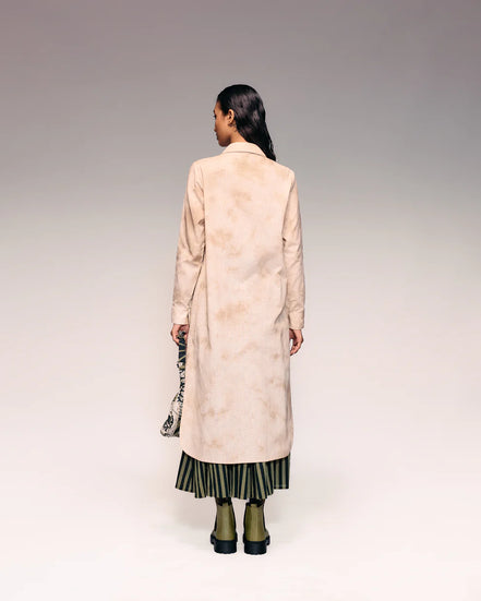 Olive Black Stripe Skirt