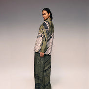 Olive Print Trouser
