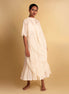 Pachari Set (Top & Skirt ) - Beige