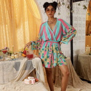 Pink Blue Stripe Jumper