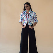 Printed Fly Jacket