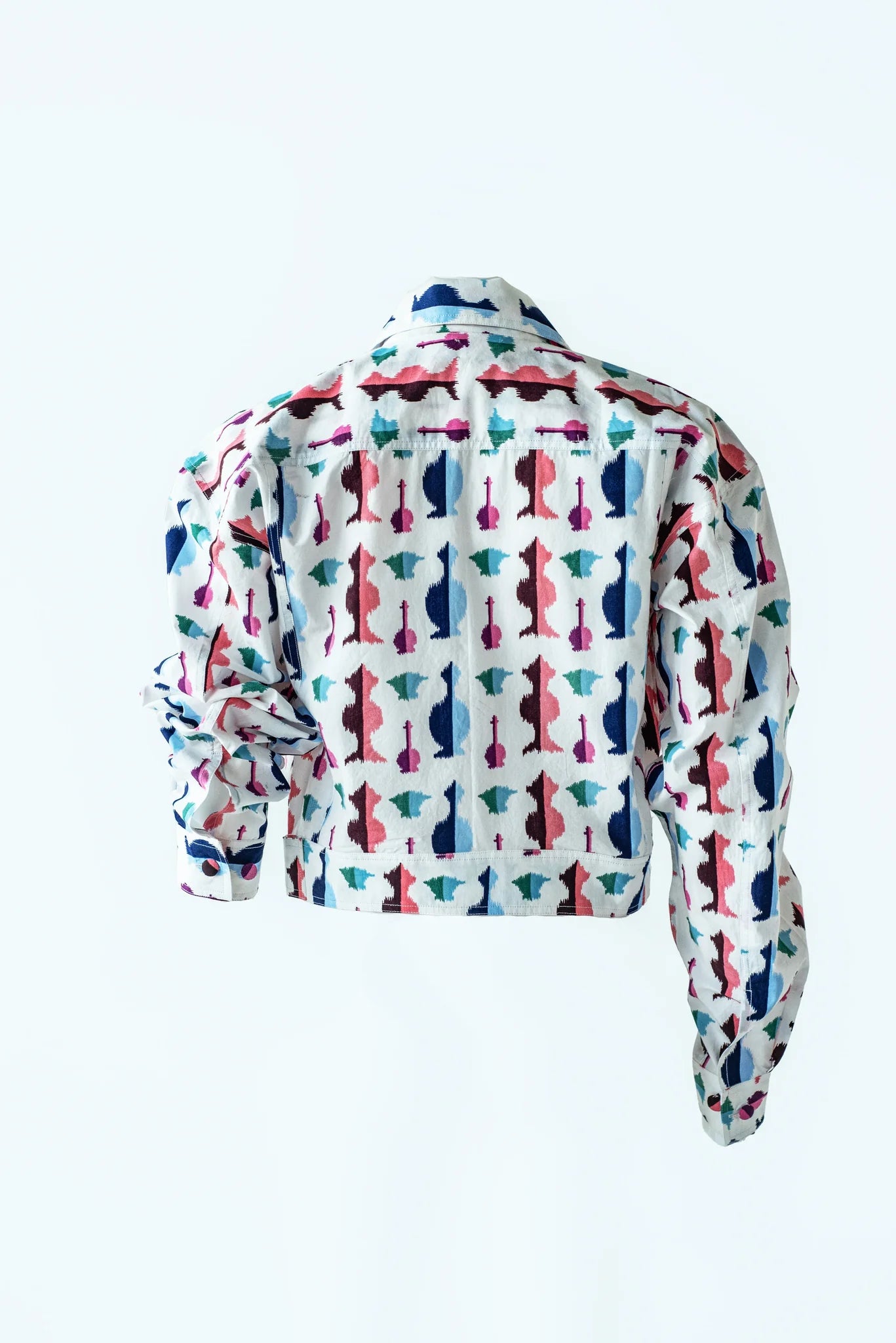 Printed Fly Jacket