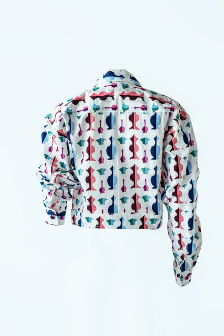 Printed Fly Jacket