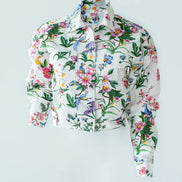 Printed Fly Jacket
