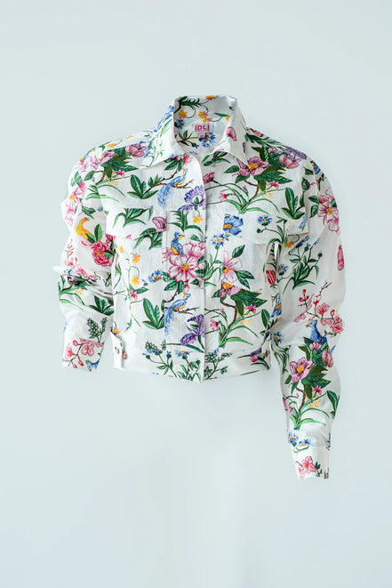 Printed Fly Jacket