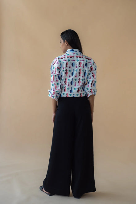 Printed Fly Jacket