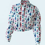 Printed Fly Jacket