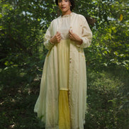 Rabia Set - Dress and Jacket - Yellow