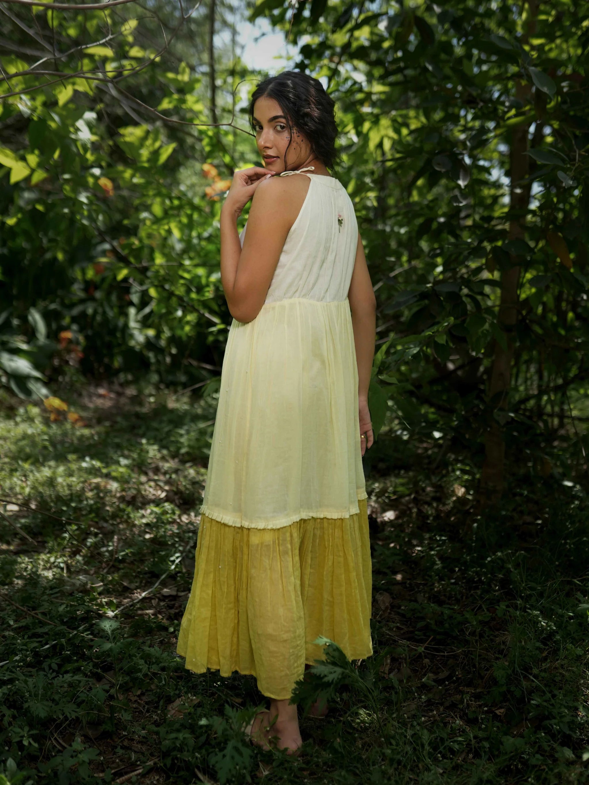 Rabia Set - Dress and Jacket - Yellow