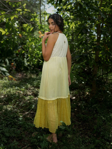 Rabia Set - Dress and Jacket - Yellow