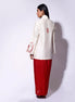 Red Drape Skirt