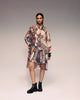 Rust Print Linen Shirt
