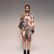 Rust Print Linen Shirt
