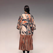 Rust Print Poplin Shirt