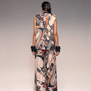 Rust Print Trouser