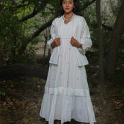 Serphina Set - Dress and Jacket - White