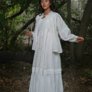Serphina Set - Dress and Jacket - White