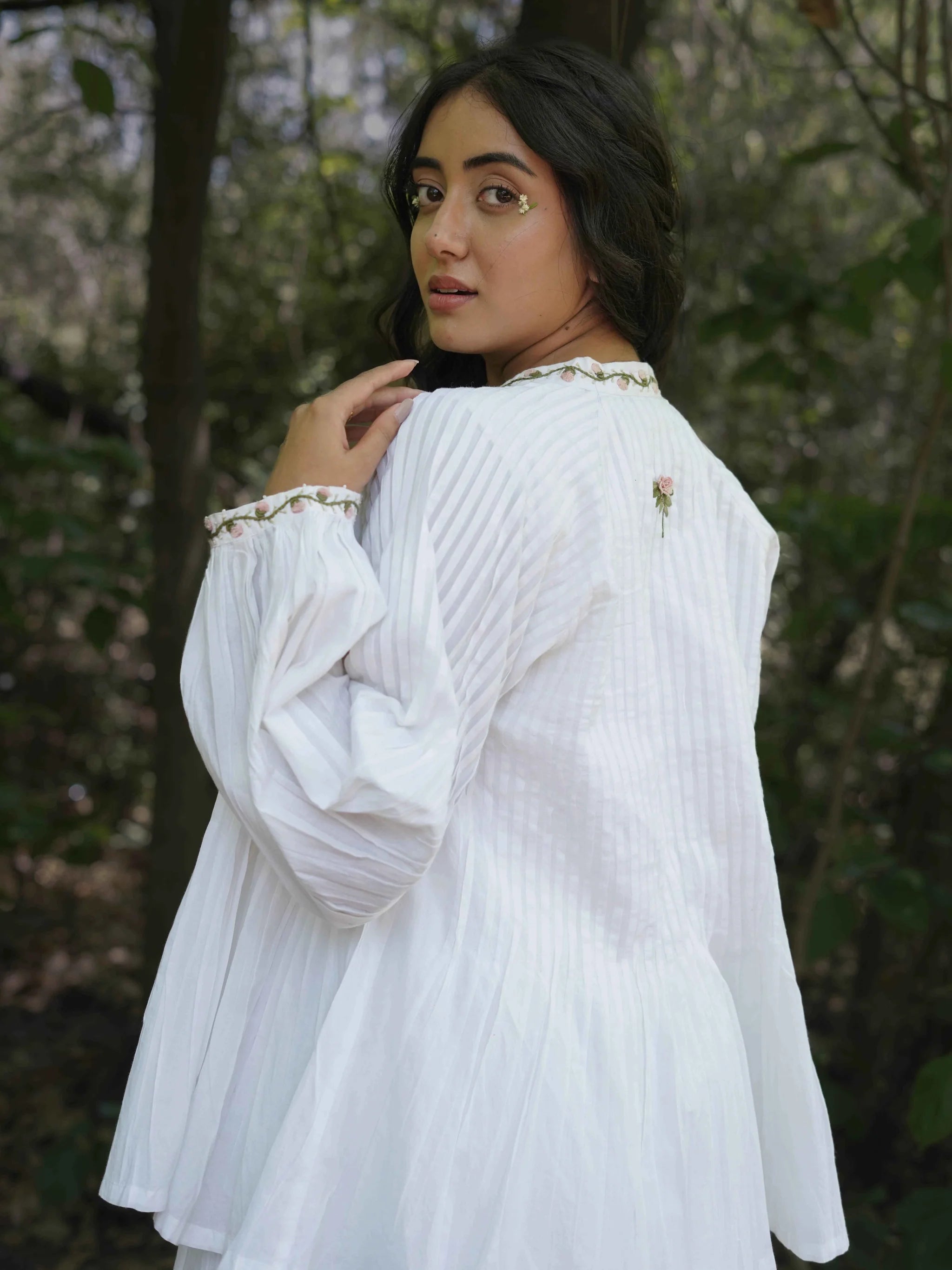 Serphina Set - Dress and Jacket - White