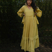 Serphina Set - Dress and Jacket - Yellow Yorker
