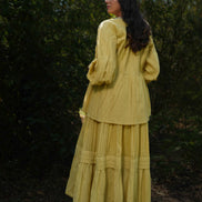 Serphina Set - Dress and Jacket - Yellow Yorker