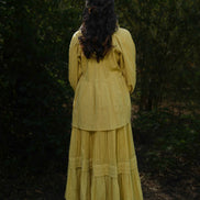 Serphina Set - Dress and Jacket - Yellow Yorker
